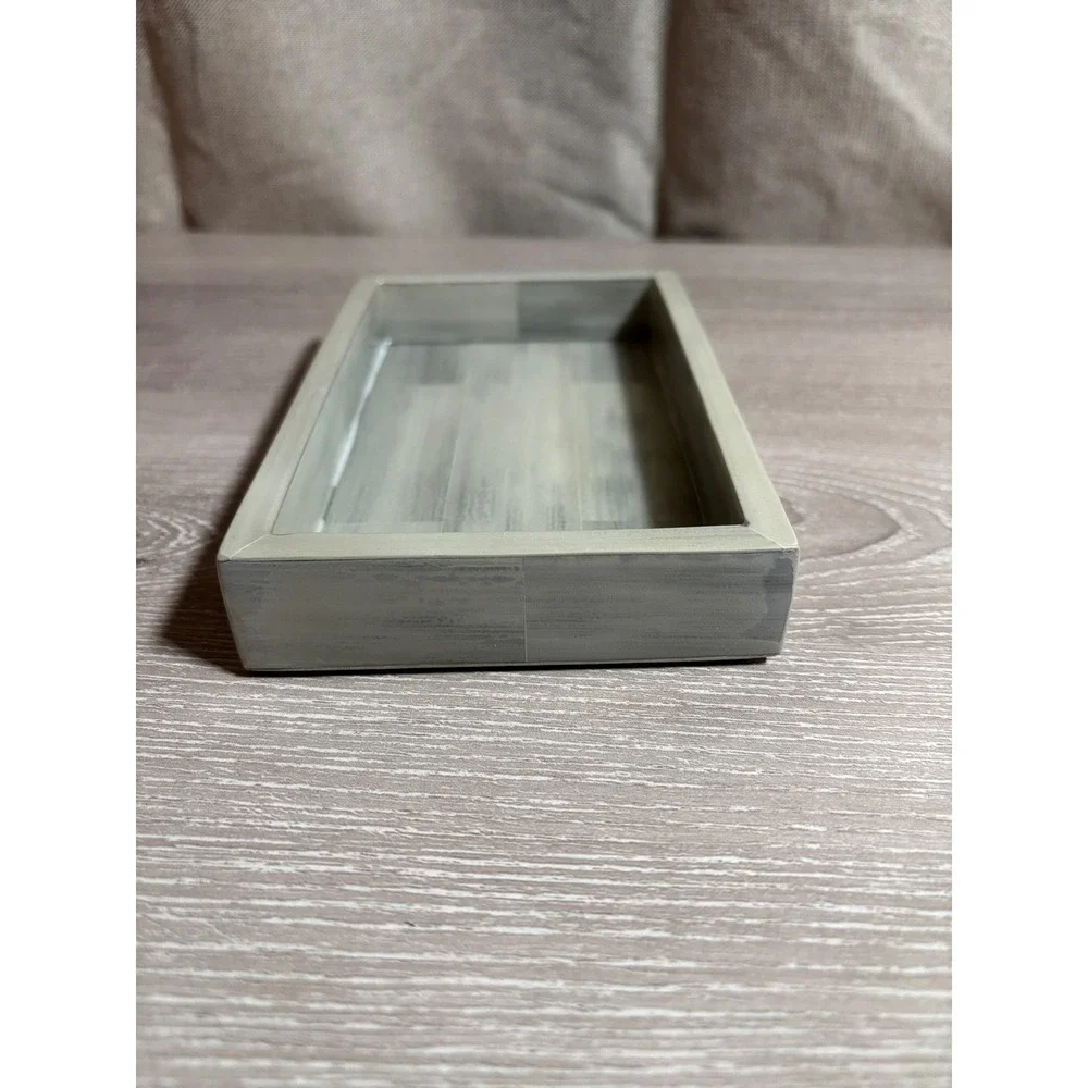 Pigeon & Poodle Bone Inlay Decorative Vanity Tray Rectangle Small Catchall